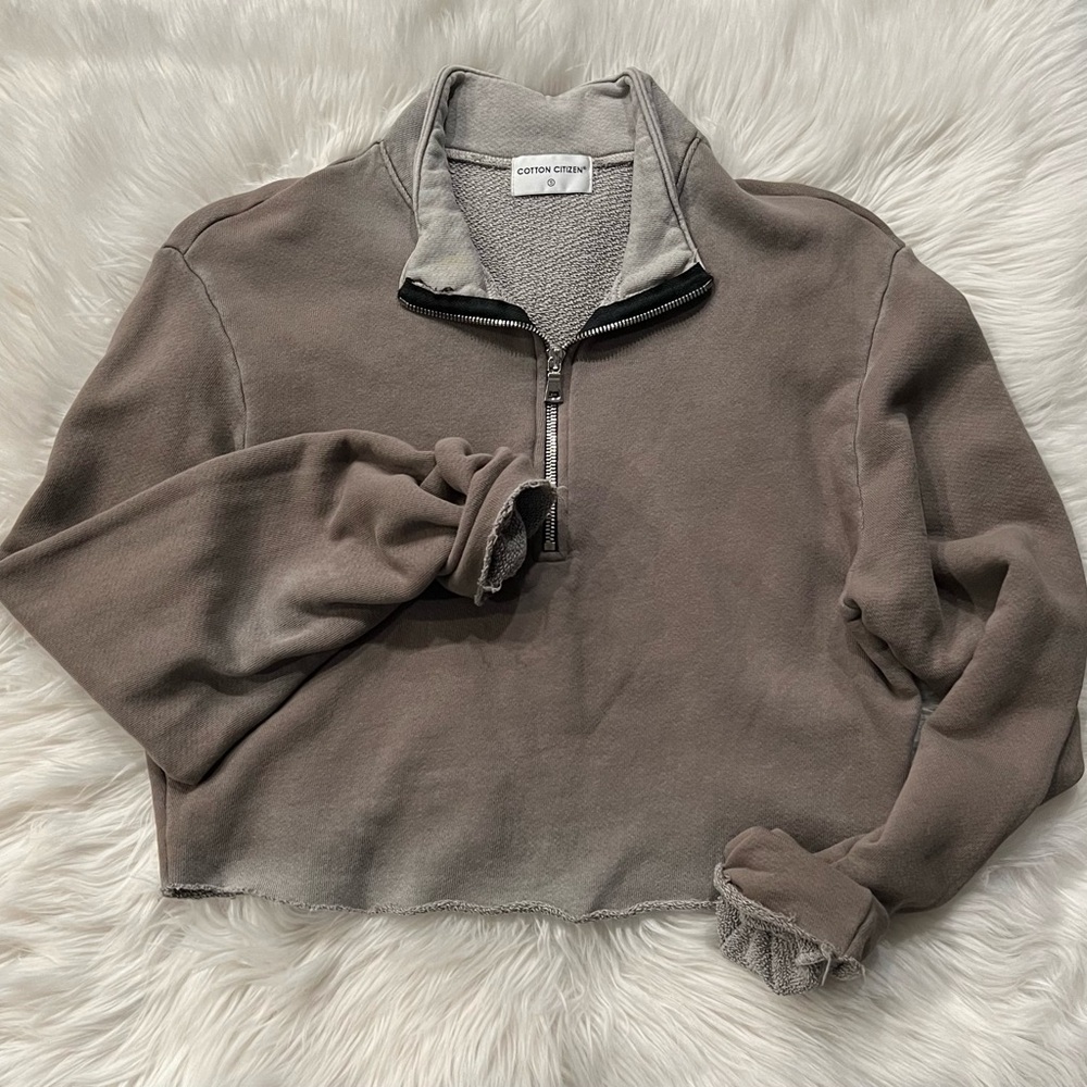Cotton Citizen cropped sweatshirt